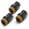 Комплект круглых щеток KARCHER с латунной щетиной для пароочистителей SC, SI 2,863-061